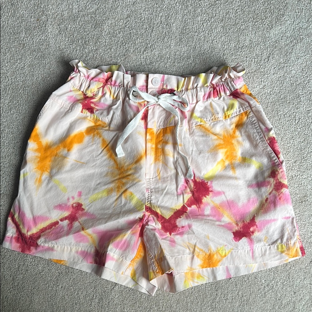 Rails Samara Diamond Tie Dye High Waist Shorts - size Small